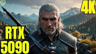 The Witcher 3 RTX 5090 Maxed Settings 4K Performance [upl. by Kirenoj]