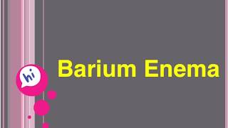 Barium Enema Procedure  large intestine  Radiographer [upl. by Ydna]