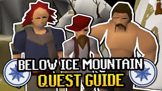 Below Ice Mountain Quest Guide Full Walkthrough  Step by Step Guide OSRS [upl. by Droffilc570]