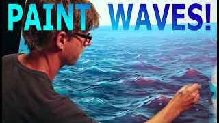 How To Paint Waves  Lesson 1  Shape [upl. by Tabina]