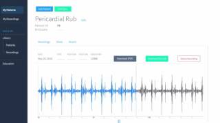 Eko Digital Stethoscope  Pericardial Rub [upl. by Llenrahc38]