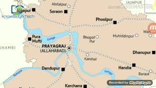 Prayagraj Allahabad Railway Rout Map [upl. by Whalen]