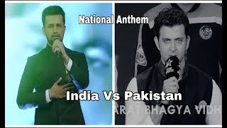 National Anthem  India Vs Pakistan [upl. by Gnoy]