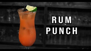 Rum Punch  Easy Rum Recipes  Booze On The Rocks [upl. by Eddi818]