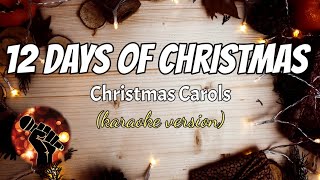 12 DAYS OF CHRISTMAS karaoke version [upl. by Neibaf375]