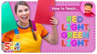 Learn How To Teach quotRed Light Green Lightquot from Super Simple Songs [upl. by Lancelle]