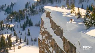 World Record Ski Jump  255 Foot Cliff [upl. by Nnylav]