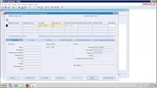 Oracle R12 Financials Training  Accounts Payable Invoice Creation [upl. by Bronson]