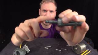 Taking apart a mechanical pencil sharpener [upl. by Odnomor]