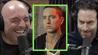 How Chris DElia Started Working with Eminem  Joe Rogan [upl. by Eniamrahs]