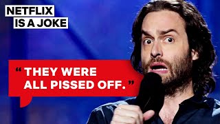 Chris DElia Met A Russian Biker Gang  Netflix Is A Joke [upl. by Ahseit]