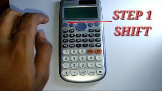 How to Reset a Casio FX 991ES PLUS [upl. by Len]