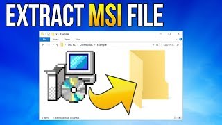 Extract MSI package file WITHOUT INSTALLING [upl. by Sutherland]