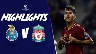 Salah amp Firmino help Reds ease past Porto  FC Porto 14 Liverpool  Highlights [upl. by Robet382]