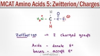 Zwitterion and Amino Acid Charge Given pH and pKa [upl. by Nodnas]