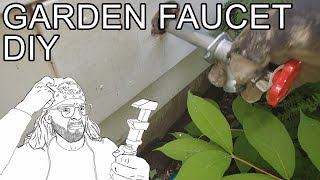 How to Replace Garden FaucetSillcock DIY [upl. by Doralynn]