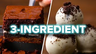 9 Easy 3Ingredient Desserts [upl. by Etnaed]