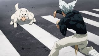 Garou vs Watchdog man  sub españolOne Punch Man 2 [upl. by Drogin]