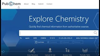 PubChem ZINC DrugBank databases for compounds [upl. by Hairym123]