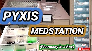 Automated Medication Dispensing Unit  Pyxis MedStation Tutorial  Pharmacy in a Box [upl. by Aletta957]