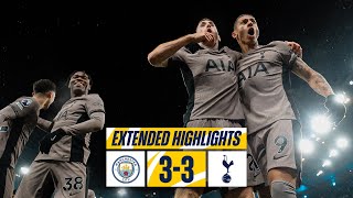 MAN CITY 33 TOTTENHAM HOTSPUR  PREMIER LEAGUE EXTENDED HIGHLIGHTS [upl. by Rehtse322]