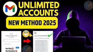 How To Create Unlimited Gmail Account 2025  Unlimited Gmail Create Method 2025 [upl. by O'Toole]