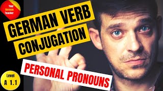 German Verb Conjugation and Pronouns in Simple Present [upl. by Adlesirhc]