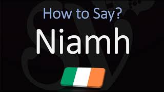 How to Pronounce Niamh CORRECTLY Irish Names Pronunciation [upl. by Alim]