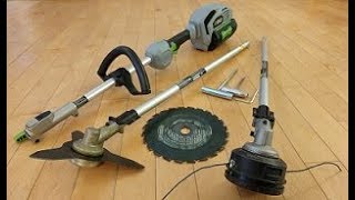 How to Attach Brush Cutter Blades to your EGO Trimmer [upl. by Semmes226]