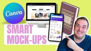 How To Use Smart Mockup In Canva  Including Video Mockup Ideas [upl. by Dreher]