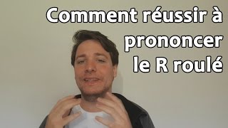 Comment prononcer le R roulé [upl. by Coltin6]