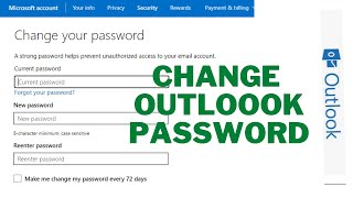 Change Outlook Email Password [upl. by Ittak]