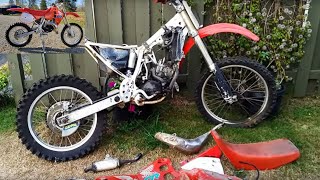 A Incredible 33 year old Dirt Bike Restoration Time Lapse [upl. by Voletta32]