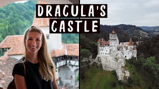 Visiting DRACULAS CASTLE in TRANSYLVANIA Romania  Bran Castle [upl. by Clare]