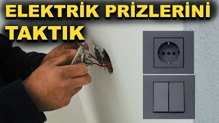 ELEKTRİK PRİZLERİNİ ANAHTARLARI VE AVİZELERİ TAKTIK [upl. by Gniy431]