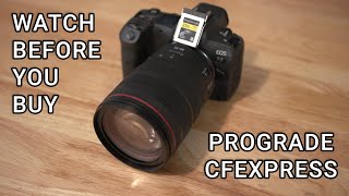 ProGrade CFexpress Card Review  Watch Before You Buy for EOS R5 [upl. by Partridge249]