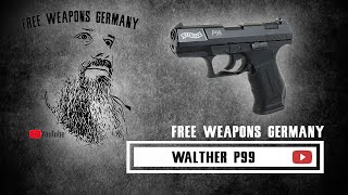 FWG  Walther P99 Schreckschusspistole  Kaliber 9mm PAK amp Schusstest [upl. by Maynord]