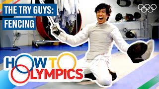 How Olympic Fencing Works ft The Try Guys [upl. by Aylmer]