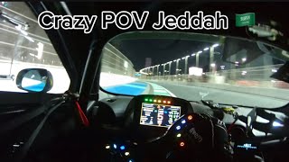 Onboard Night POV Jeddah Circuit McLaren GT4 [upl. by Nessah]