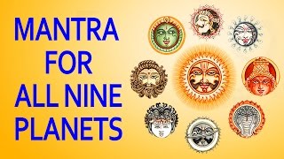 Most Effective Navagraha Mantras for Favorable Results  Rashi Mantras for All Nine Planets [upl. by Kcirddor760]