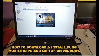 How to Download amp Install PUBG Mobile On PCLaptop In Windows 7810 Easy And Fast Method [upl. by Okiman]