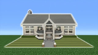 Minecraft Tutorial How To Make A Modern Suburban Mansion [upl. by Chloe]