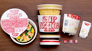 【前編】カップヌードルプラモデル Nissin Cup Noodles Plastic Model Kit Japanese instant ramen [upl. by Asante]