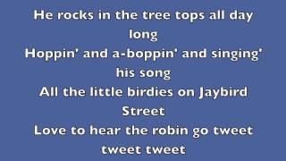 Rockin Robin  Michael Jackson Lyrics [upl. by Aserehs896]