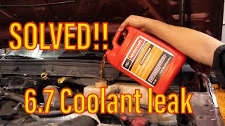 67 COOLANT LEAK SOLVED [upl. by Uhp]