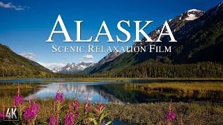 Alaska 4K Relaxation Film  Alaska Drone Scenery with Calming Music  Explore Alaska [upl. by Einatsed]