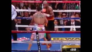 FLOYD MAYWEATHER VS VICTOR ORTIZ HIGHLIGHTS HEADBUTT AND KO [upl. by Caplan]