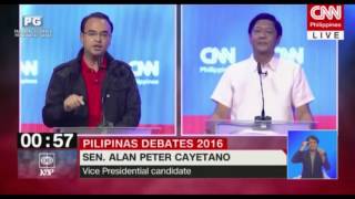 Cayetano and Marcos on political dynasty [upl. by Akram821]