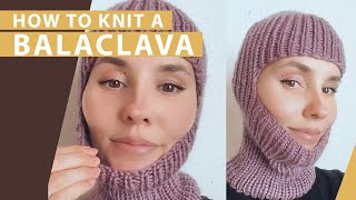 How to knit a balaclava [upl. by Eupheemia742]