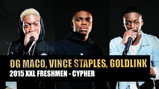 GoldLink OG Maco and Vince Staples Cypher  2015 XXL Freshman Part 2 [upl. by Rodrique108]